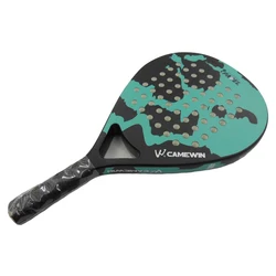 High Quality Carbon and Glass Fiber Beach Tennis Racket Soft EVA Face Tennis Racquet with Protective Bag Cover