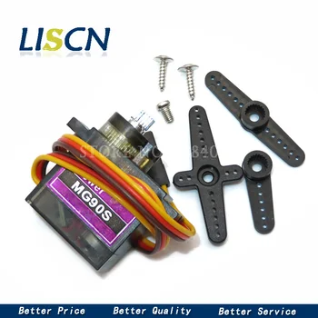 

1pcs MG90S Metal gear Digital 9g Servo For Rc Helicopter plane boat car MG90 9G