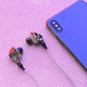 

Wired Control Wireless/Wired Earphone Dual Speaker Hifi Music Headset Earbuds Detachable Audio Cable
