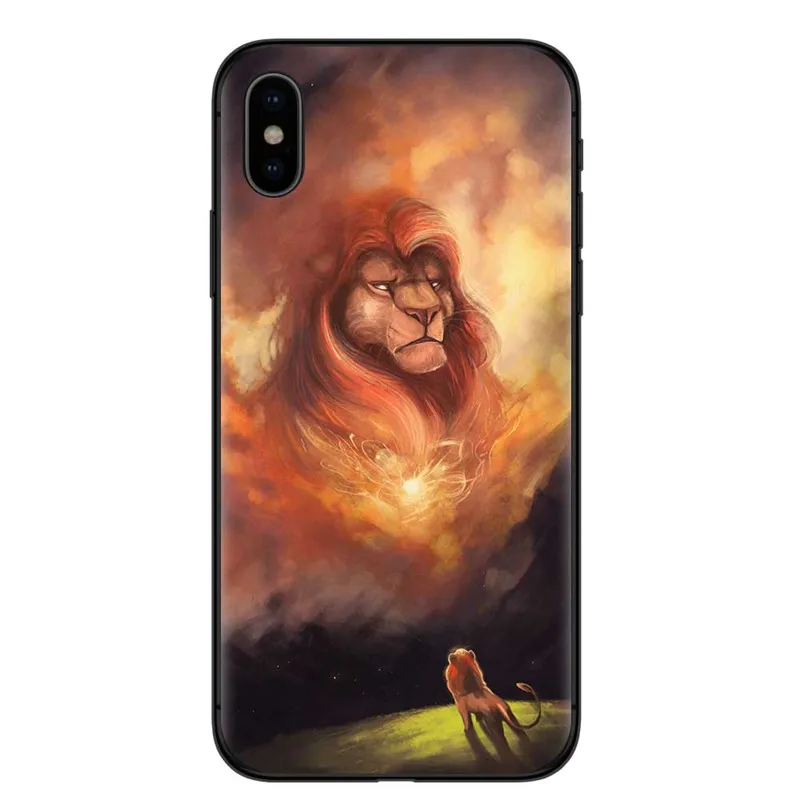 KACKYFUL Lion King Simba TPU Мягкий силиконовый чехол для телефона Apple iPhone 8 7 6 6S Plus X XS MAX 5 5S SE XR чехол Coque Capa - Цвет: T6825