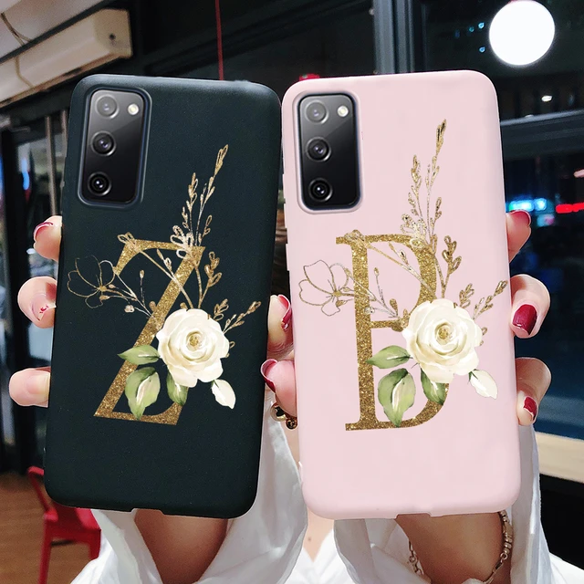 Cute Silicone Letters Case For Samsung Galaxy S20 FE S20FE Case Cover For  Samsung S20 Fan Edition S20 Lite S 20 FE Phone Cases