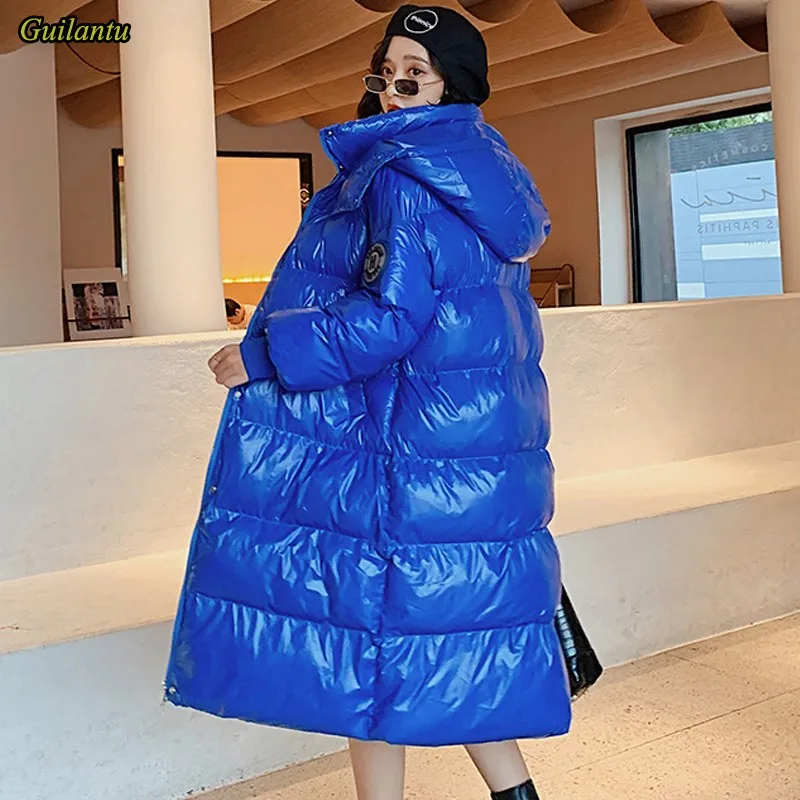 

Guilantu Winter Down Jacket Women Clothing 2020 Casual Hooded X-long Parka Mujer Overcoat Cotton Padded Bubble Coat Female