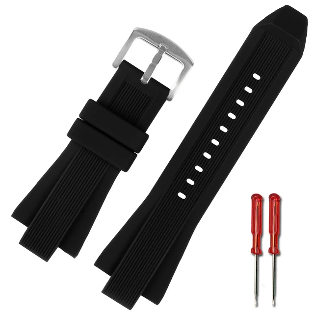 Silicone Rubber Watch Band Strap For 
