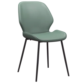 

Nordic Dining Chair Modern Minimalist Backrest Leisure Time Stool Skin Chair Light Luxury Restaurant Cafe Computer Loft Balcony