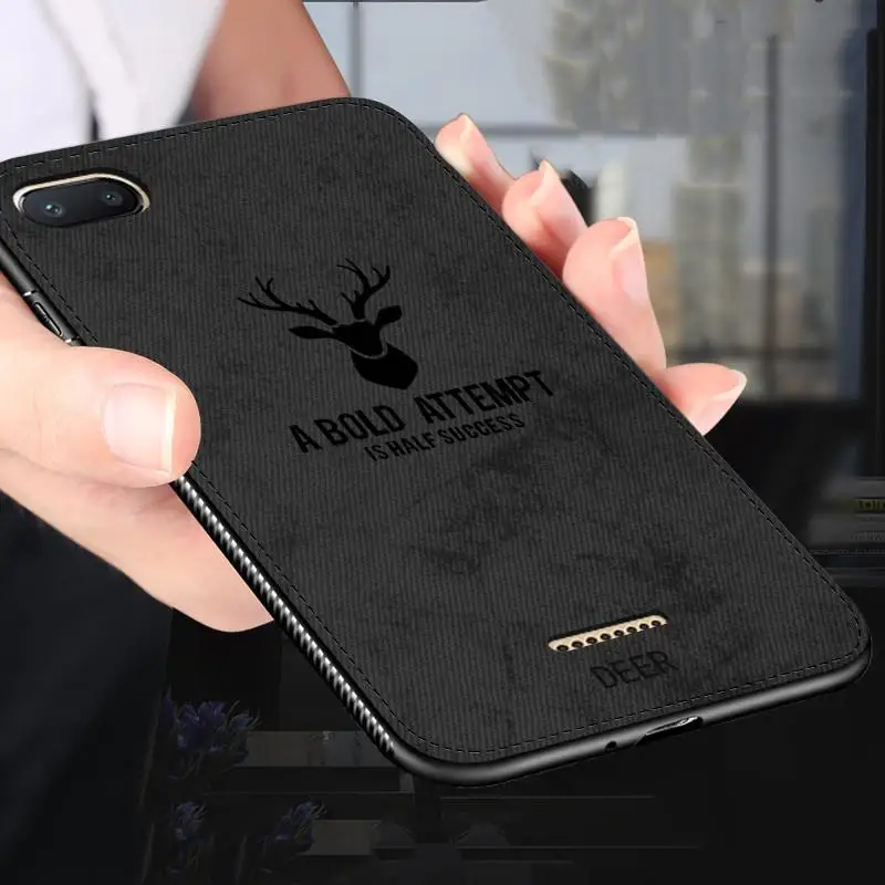 

Cloth Fabric Deer Case For Redmi Note8 Note 8Pro CC9E 9SE K20 Note7 A3 Plus Soft Cover For Xiaomi Mi9 8Lite A2 Pocophone F1