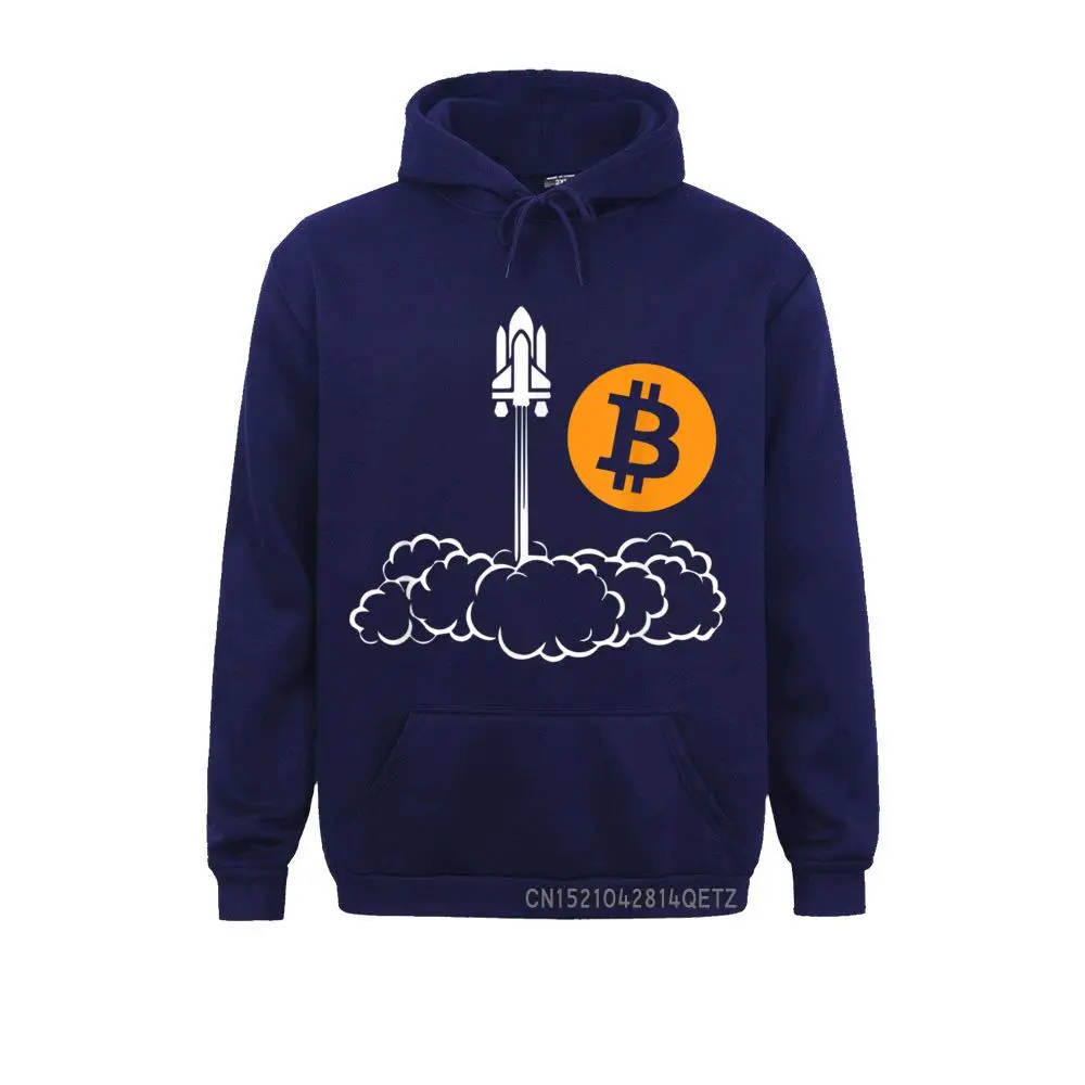 Bitcoin To The Moon Rocket Space Shuttle HODL Pun T-Shirt__B13468 Men Sweatshirts cosie Hoodies Classic Clothes Long Sleeve Bitcoin To The Moon Rocket Space Shuttle HODL Pun T-Shirt__B13468navy