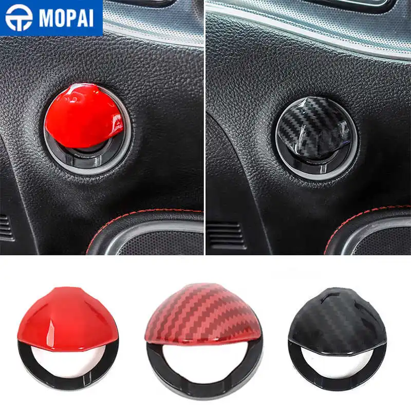 MOPAI Car Engine Start Stop Switch Button Decoration Cover for Dodge