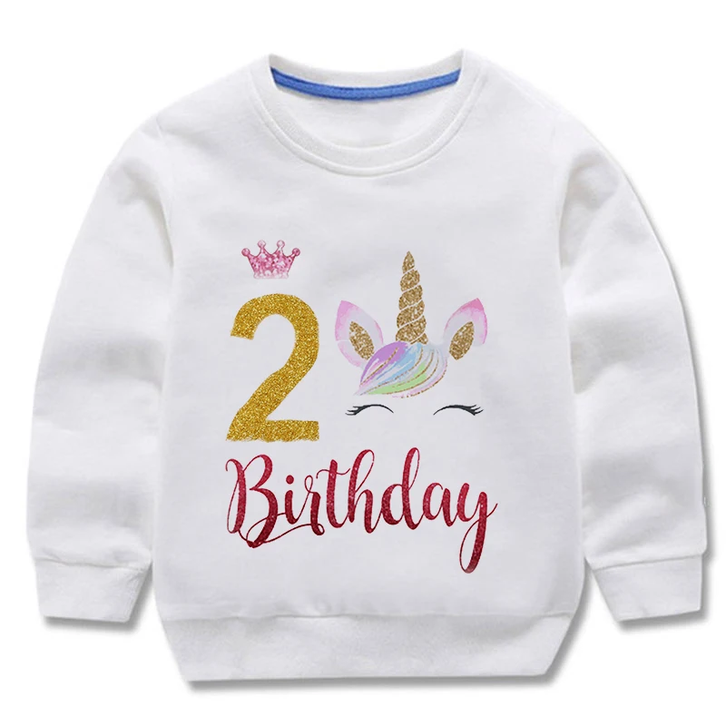 Birthday Unicorn Sweatshirts