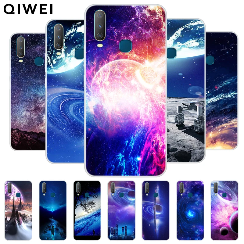Чехол для телефона Vivo Y11 2019 тонкий мягкий ТПУ чехол s Y19 Y17 Y5S U3 U3X U10 U20 Y 19 силиконовая