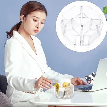 

1Pc Box Fashion Practical Acrylic Tea Bag Container Sugar Bag Box Coffee Bag Box for Hotel