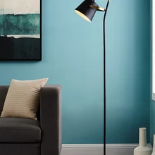 Скандинавский Ins простой пост современный светодиодный торшер металлический Железный художественный стоячий светильник для спальни, гостиной, чтения, кабинета, домашнего декора, гостиной