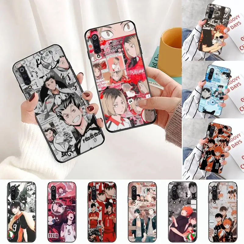 

Haikyuu anime poster Phone Case For Xiaomi Mi A1 A2 5 6 6PLUS 8 9 SE Lite MIX 2 2S MAX 2 3 Pocophone F1