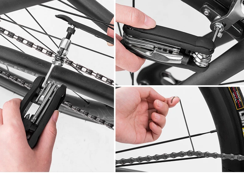 Multifunctional Carbon Steel Bicycle Repair Tools Kit