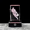Mamba Never Out Crystal 3D Kobe Bryant Figurines Statue Laser Engraving Cube Boyfreind Birthday Commemoration Gifts 5