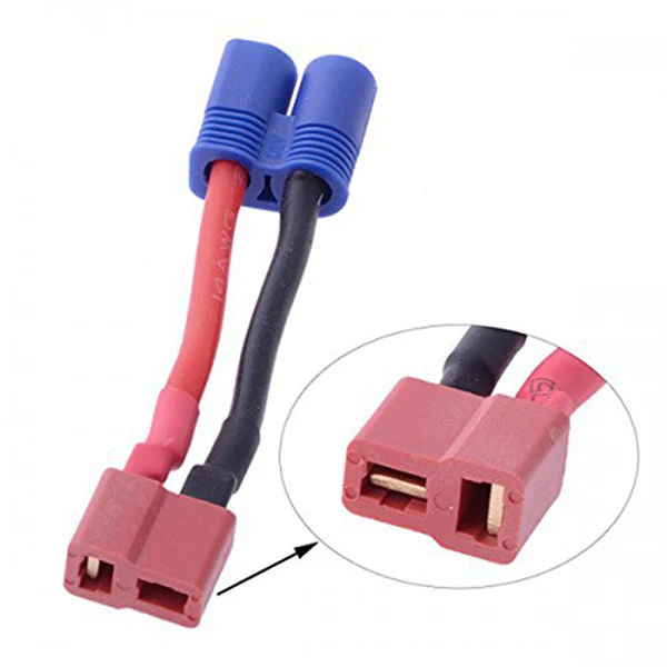 T-Plug(Deans стиль) Женский на мужской EC3 стиль разъем/адаптер(5 шт. в одной посылка, Цена указана за 5 шт