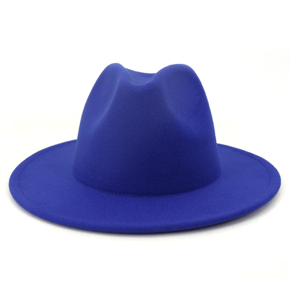 Topi Panama koboi Trilby Cap 