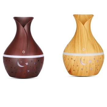 

USB Air Humidifier Essential Oil Diffuser Ultrasonic Household Aroma Diffuser Aromatherapy Mist Maker with Color Light