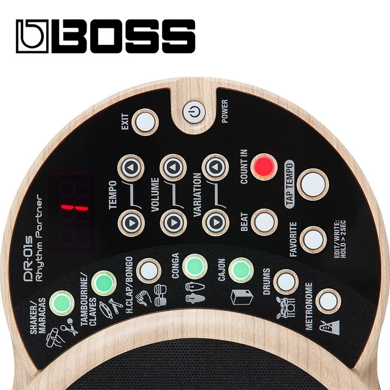 Boss rhythm partner dr-01s Высококачественная звуковая система подлинный ритм партнер барабанный компьютер