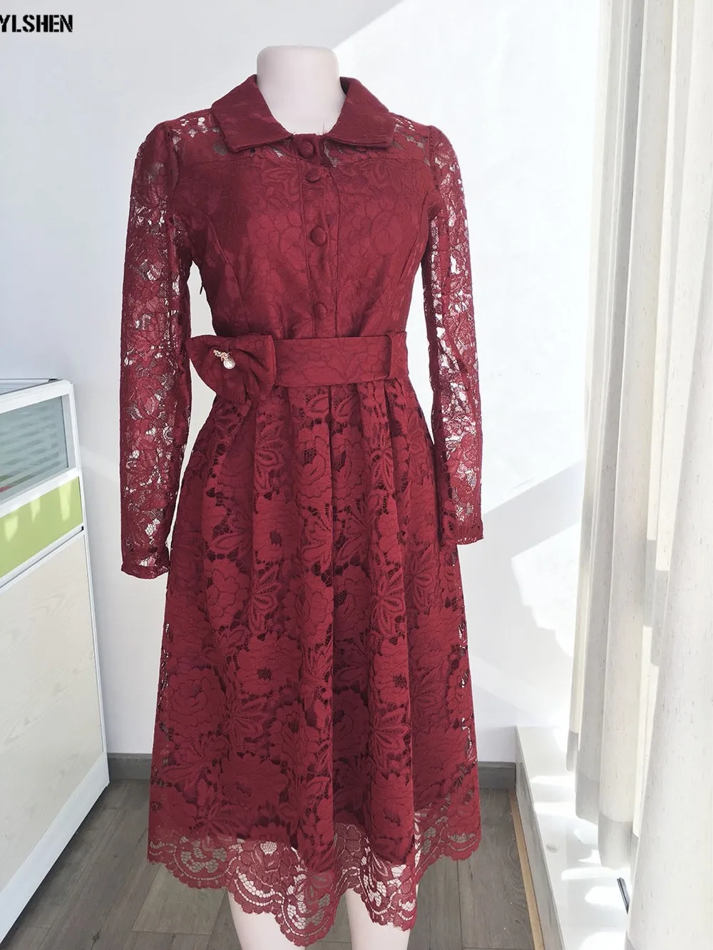 Fashion Lace African Dresses for Women Dashiki Style African Clothes Ankara Long Dress Robe Africaine Femme 2019 Ladies Outfit 08