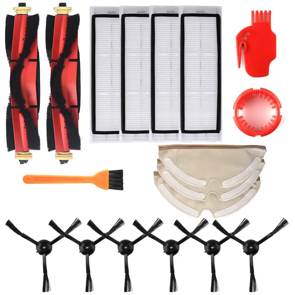

18Pcs Mi Roborock Vacuum Cleaner Parts Replacement for Mi Robot Roborock S50 S51 S55 Roborock T4 T6 Vacuum Cleaner Accessory Kit