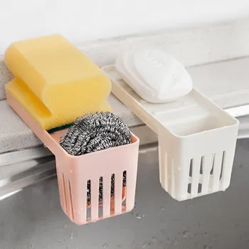 

1/2/3 PCS Sink Suction Cup Rack Cleaning Brush Rack Drain Chopsticks Storage Home Kitchen Free Punch Soap Storage Rack J
