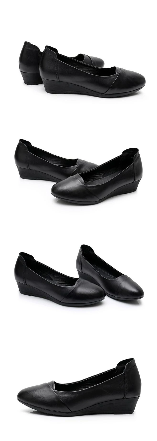 Кожаная профессиональная рабочая обувь; удобные женские кожаные туфли с подъемом; большие размеры 33-43