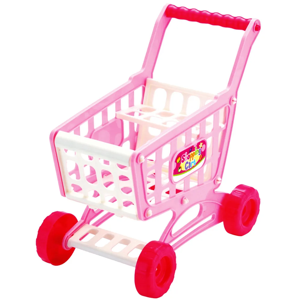 Горячая Shoppingcart игровой дом модель корзина для покупок игрушка детский торговый набор комбинация