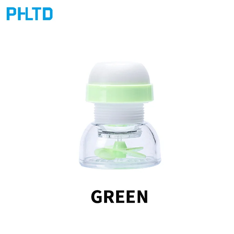 Universal kitchen faucet splash head extension filter household tap water shower water purifier water saver - Цвет: green