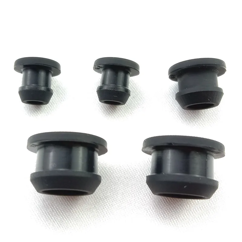 50mm Solid Silicone Rubber Hole Plugs Blanking End Caps Seal Stopper Bore 2mm