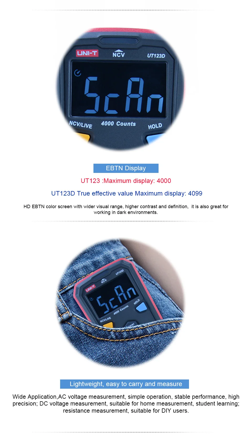 UNI-T UT123 Digital Multimeter