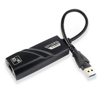 

Lan Network USB 3.0 to RJ45 Ethernet Adapter 10/100/1000 Mbps Network Adapter for Macbook Tablet PC