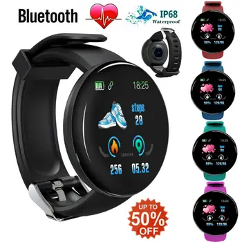 

2019 Newest Men Women Waterproof Sports Smart Watch Heart Rate Blood Pressure Monitor for iOS Android Digital Smart Band