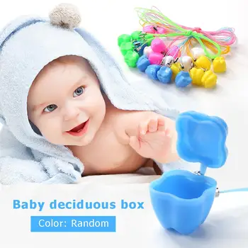 

5pcs/set Baby Milk Teeth Storage Box Plastic False Teeth Organizer Case