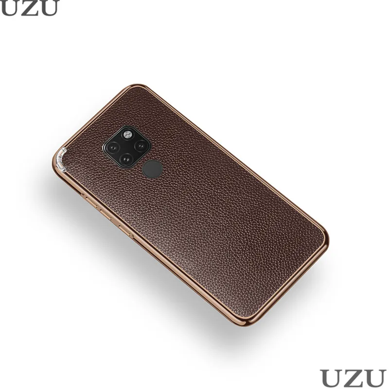 Чехол из натуральной кожи для huawei mate 20 P20 Pro mate 20X с металлической рамкой, простой Гибридный чехол для huawei P20 mate 20 Pro