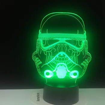 

Darth Vader 3D LED 7 Colors Sleeping Night Light Touch Table Lamp Kids Birth Christmas Gift Bedroom Decor Star Wars Figure1858