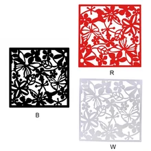 40x40 см бабочка птица цветок выдалбливают Висячие экран перегородка разделительная панель гостиная шторы украшения дома аксессуары