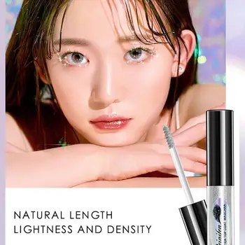 

Diamond Glitter Mascara Long Lasting Quick Dry Waterproof Makeup Thick Eyelash Mascara Cosmetic Shiny Eye Curling U8E6