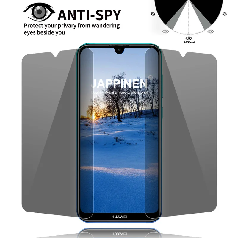 

Privacy Screen Protector for Huawei Y5 Y6 Y7 PRIME 2019 P Smart Z Glass Tempered Glass for Huawei Nova 3 3i 5 5i Glass Anti Spy