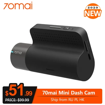 

70mai Mini Dash Cam Smart Car DVR Camera 1600P HD Superior Night Vision Wifi G-sensor APP Control Auto Video Recorder