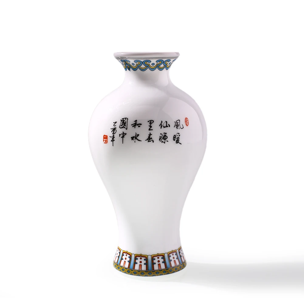 Винтажный Декор для дома керамическая вазы Китайский голубой и белый фарфор E узор