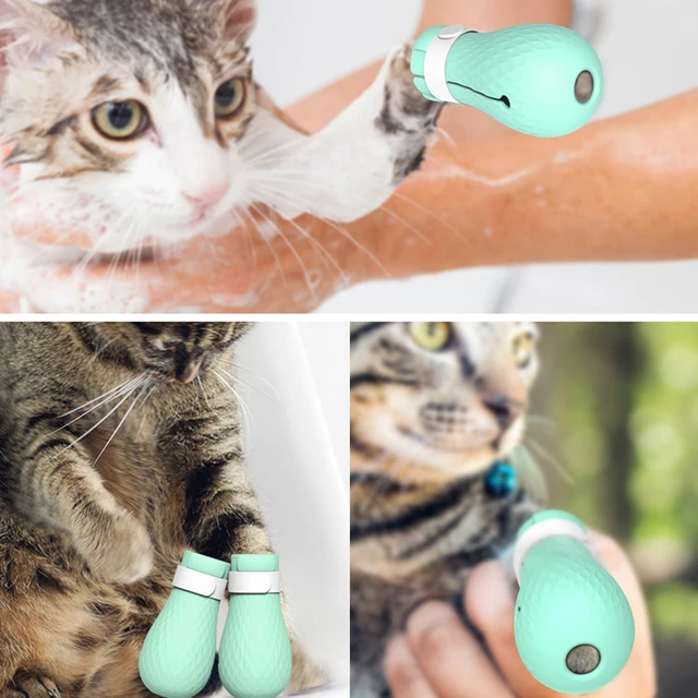 Silicone Anti-Scratch Shoes for Cats 2