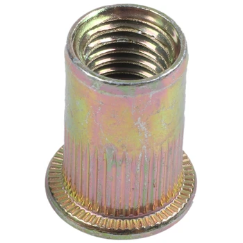 

20pcs Flat Head Metric Steel M10 Blind Insert Rivet Nut Rivnut