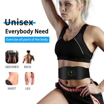 

New Abdominal Toning Belt Abdomen Vibration Body Slimming Belt Trainer Electric Muscle Stimulator Fitness Massager Waist Support