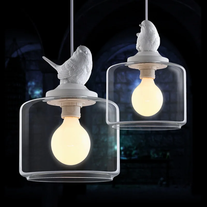 

CHILDREN'S Room Bird Chandelier Single-head Northern European-Style American-Style Creative Cool Restaurant Bar Counter Hallway
