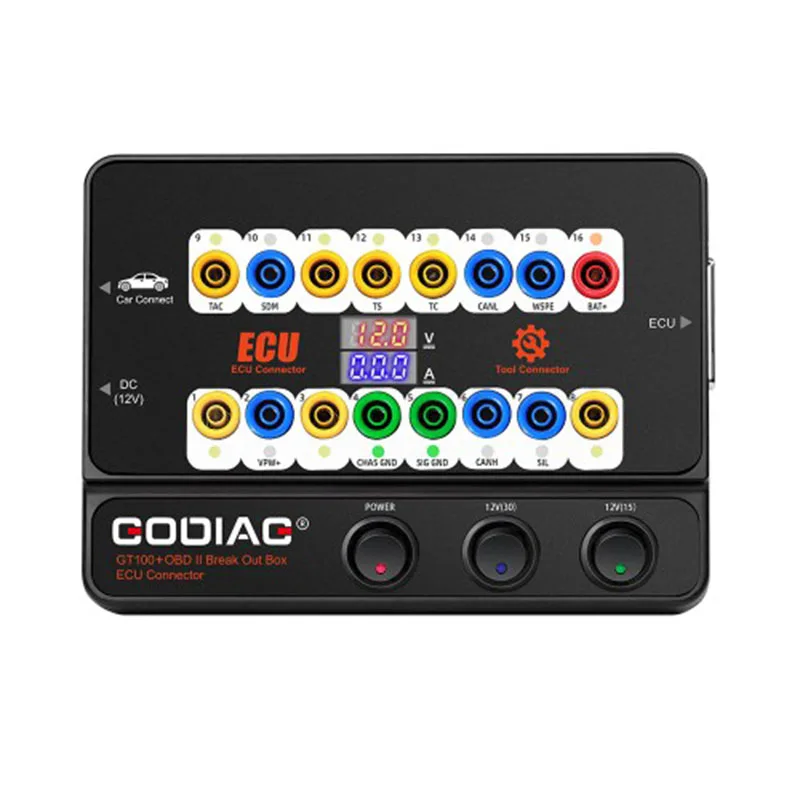 GODIAG GT100+ Pro New Generation OBDII Breakout Box with Electronic Current Display