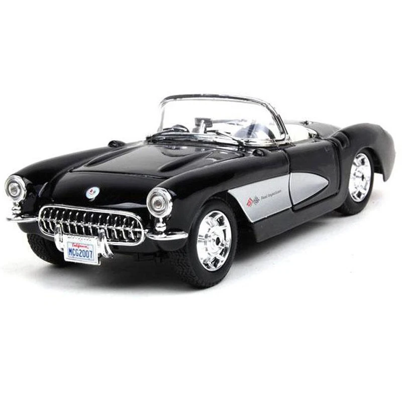 

1:24 1957 Corvette discast Alloy Convertible Classic Car Model Simulation Retro Metal Vehicle Model Toys Collection Artwork gift