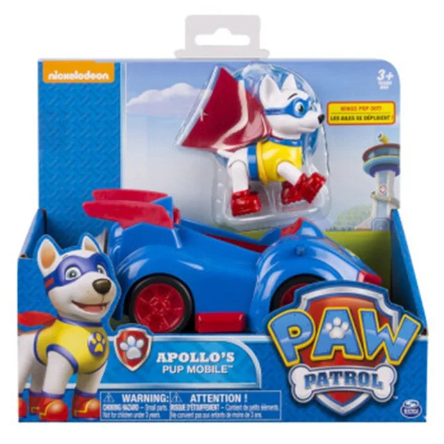 Подлинный Игрушечный Набор Paw Patrol игрушечный автомобиль Эверест Аполлон трекер Райдер Скай прокрутка фигурка аниме модель детские игрушки