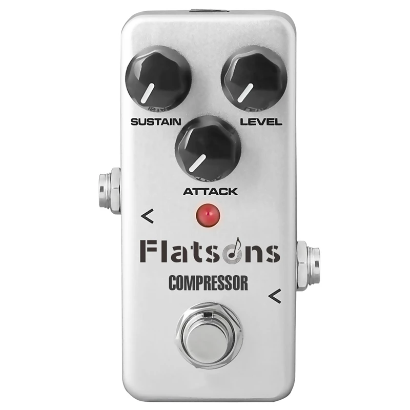 Flatsons гитарный Педальный компрессор эффектов Fcp2 Мини электрическая бас-гитара Эффекты True Bypass Музыкальные инструменты