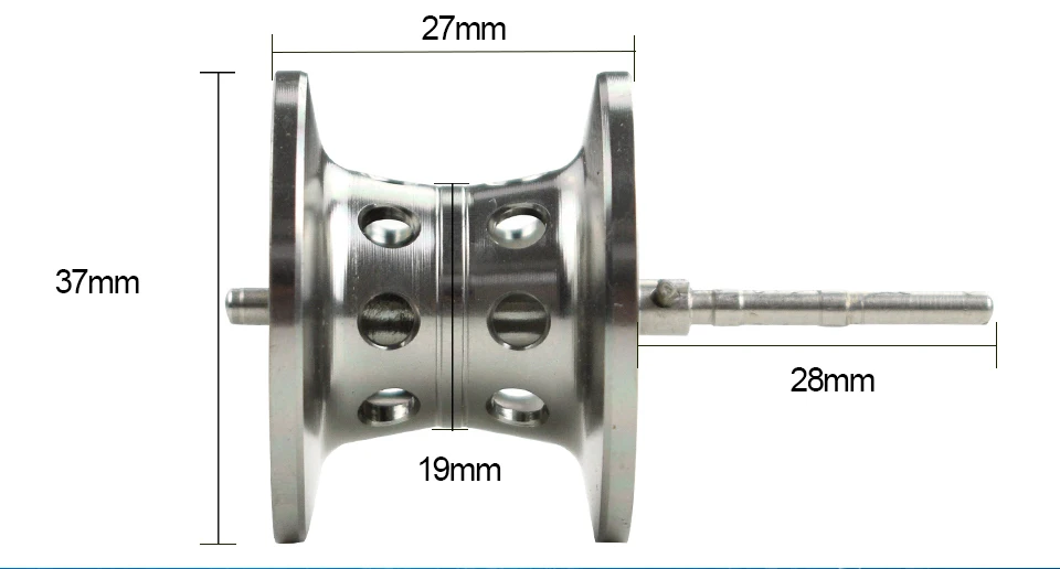 GLUREE Baitcasting Fishing Reel 17+1BB 7.11 220g Metal Line Cup Silver Black Left Right Hand Lure Fishing FreshSalt Water Reel (11)