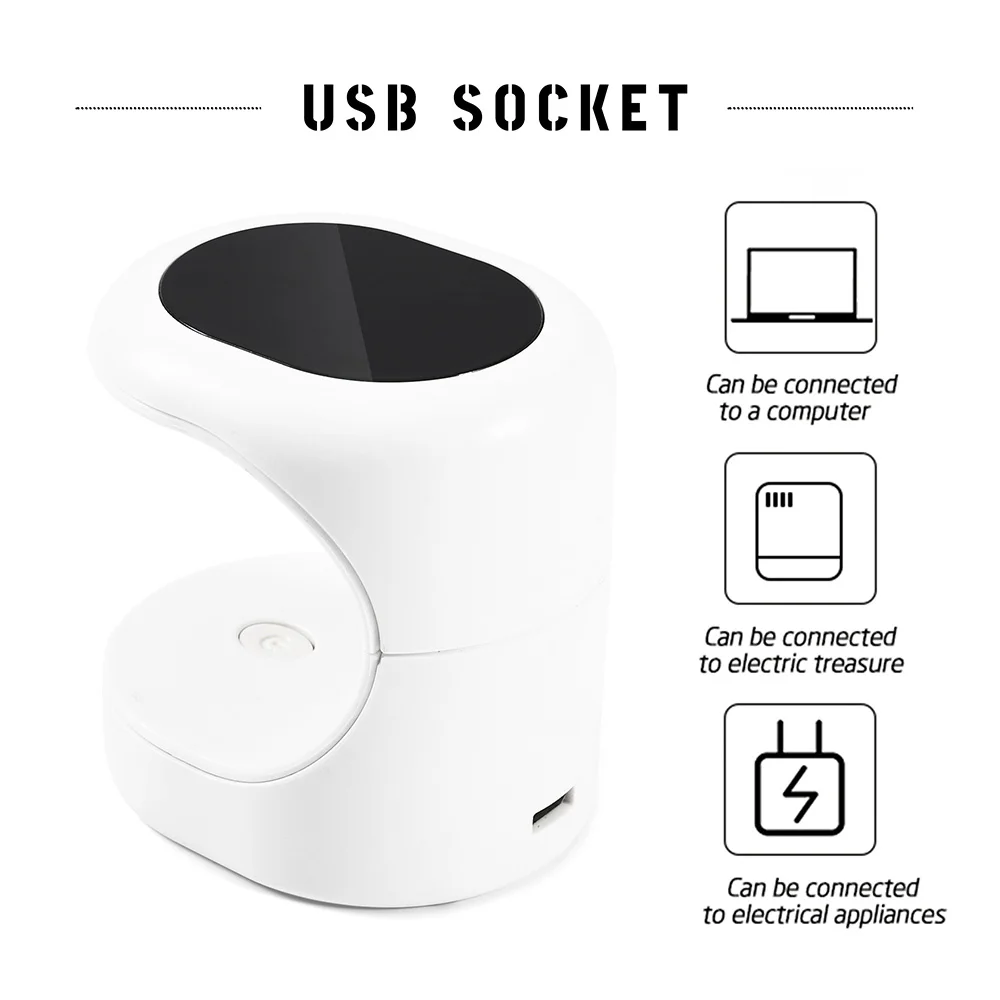 Lampada per unghie da 16 W Lampada UV LED per unghie Mini asciugatrice portatile per unghie con cavo USB Asciugatrice per smalto in gel Regalo per uso domestico e da viaggio_voghion.com